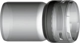 Wolf Steckseite DN 60, Halter f flex. Rohr am Stützbogen