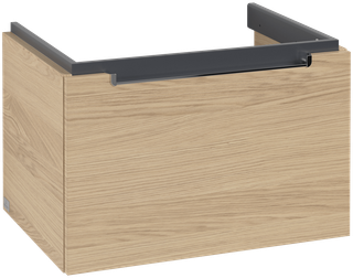V&B Waschtisch-Unterschrank Subway 2.0 63,7x42x45,4cm, Griff chrom, nordic oak