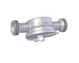 FL Messkapsel kpl. Baulänge 130 mm Adapterleiterplatte mit Hallsensor