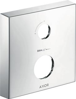 hansgrohe Verlängerungsrosette Axor 2-L, eck., m Mengenregulierungspf, chrom