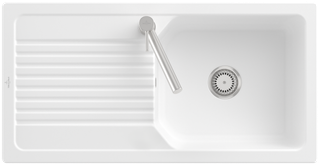 V&B Spüle Linara 60 m Abl.garn, Hand., st. white CeramicPlus