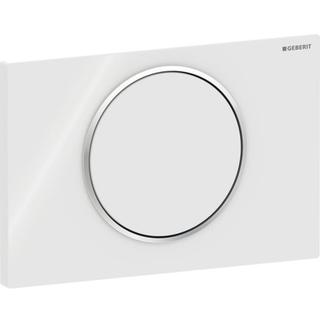 Geberit Betätigungsplatte Sigma10 Round Pl/T w, Rg vc, KS, f Spül-Stopp-Spül.