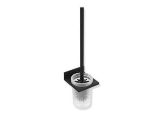 HEWI Bürstengarnitur System 900 pb sw matt, Ha. a Met., 105x436x118mm