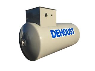 DH Stahl Komplett-Heizöltank 10.000 l Typ K-A/ST 6608/2, D=2000mm, L=3770 mm
