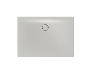 Duschfläche BetteFloor Side 3374 110x80cm, Glasur, silver