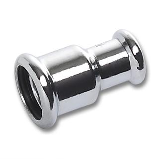 SANHA Reduziermuffe Press Chrom 16240 22 x 18 mm, beidseitig Innenpressende