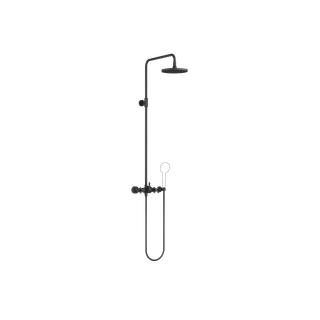 Dornbracht Duschgarnitur TARA Showerpipe m Br.-2-Hd.-M., A Standbr. 420mm, sw ma