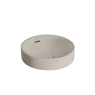 VitrA Aufsatzschale New Metropole 40x40x17cm, rd, o. Hahnloch, taupe matt