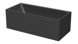 Badewanne BetteLoft Ornament 181x81x42cm, slate