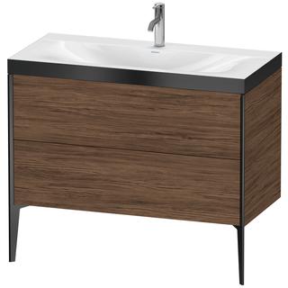 Duravit WT-Unterschrank c-bonded XViu 100x48cm, 2 AZ, 1 HL, s m, R P, N dkl.