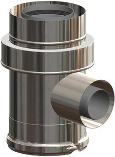 AT T-Stück für Mehrfachbelegung DN125/190 Edelstahl V4A
