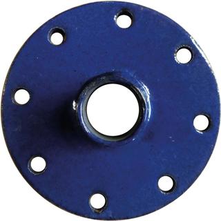 HUCH Blindflansch mit Muffe, emailliert 180 x 8 LK 150 D=14/G 1 1/2