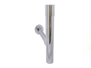 Schlösser Siphon 1743-De Luxe 1 1/4", m gegoss. Tas, m T-Abd., verchr.