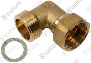 VA Anschlussstück, Winkel G 3/4 Vaillant-Nr. 0010028153