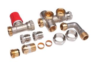 Danfoss Steigrohrventil-Set RA-KW R 1/2xG 3/4 A, für Zweirohranlagen