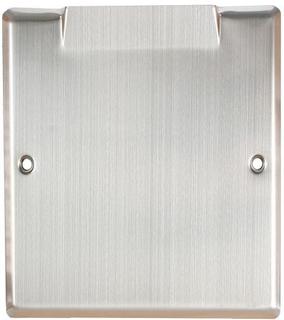 Schlösser Abdeckung 8206 1-f., mit Schrauben, chrom-nickel-stahl