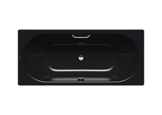 Kaldewei Badewanne CLASSIC DUO 109 180x75cm, Griffloch Antislip, schwarz