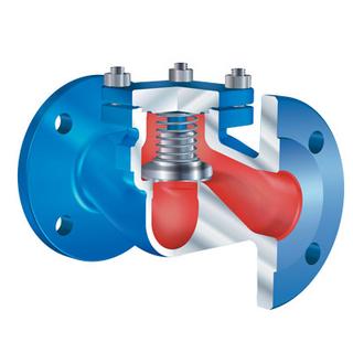 ARI Rückschlagventil Checko-V 23.003 DN 80, L 310mm, PN 25, DG, met. dichtend