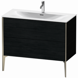 Duravit Waschtisch-Unterschrank XViu 101x48x59,1cm, Ei sw, 2 Ausz., Champ. m