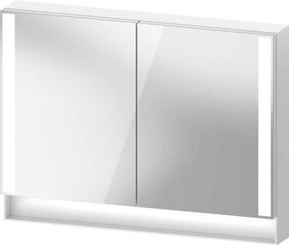 Duravit Uni-Spiegelschrank Typ E Qatego 100x75x15,5cm, we. ma, 2 Tür., wandh