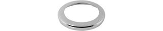 STEDO Rosette lo., MS verchr., f neuen Einlauf d= 48mm