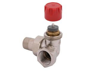 Schlösser THM-Winkeleckventil 4810 DN 15, 1/2", R, vor. Schutzk. rot, vern