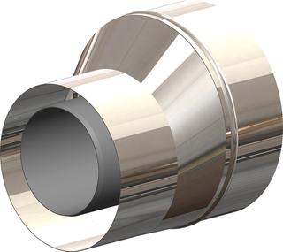 ATEC Erweiterung PolyClassic +Iron/White DN 125/190, D 100/150, exz., PP, ES bl
