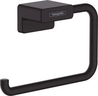 hansgrohe Papierrollenhalter AddStoris o. Deck, matt-sw, Wandmontage, Metall
