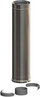 ATEC Kompensator. PolyClassic Iron/White DN 160/230, 940mm, PP, Edelstahl blank