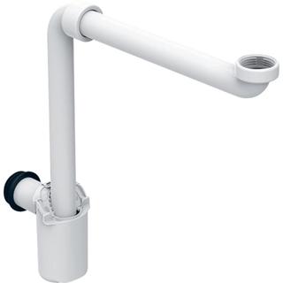 Geberit Tauchrohrsiphon G 1 1/4, 40mm, Raumsp., f WT, Abg h, we