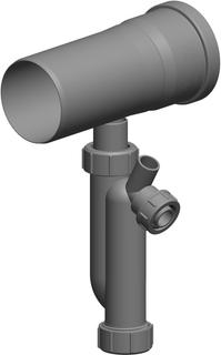 ATEC Kondensatanlauf PolyTop DN 80, Nutzlänge 137mm, mit Siphon