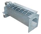 ETA Befüllschneckentrog 3000mm, offen, feuerverzinkter Stahl 3mm