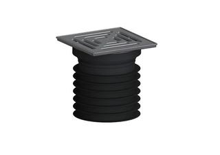 Dallmer Bodenablauf PRONTO DN 100, 120x120mm, Edelstahl 1.4301