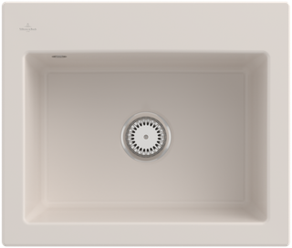 V&B Spüle Subway 60 S m Abl.garn, Hand., crema CeramicPlus