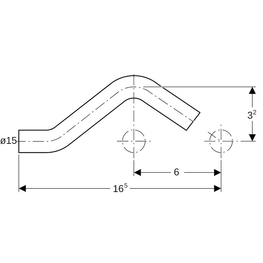 Artikelbild 3 des Artikels „Geberit Überbogen Mapress C-Stahl d= 15mm, außen verzinkt Ø 15 mm“