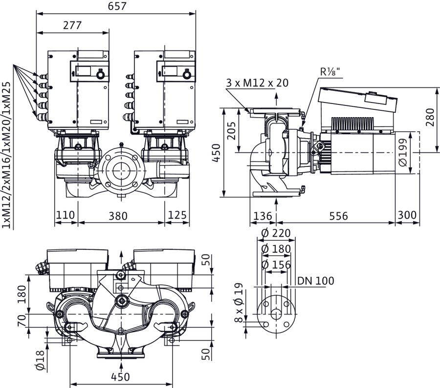 Artikelbild 8 des Artikels „Wilo Trockenl.HE-D.pump Stratos GIGA D 100/1-33/6,0, mit Differenzdruckgeber 100/1-33/6,0“