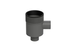 ESS Siphongehäuse Multi Eingang 50mm, Abgang senkrecht