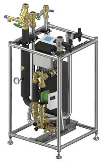 Uponor Frischw-Stat Central Port Maxi ZM mit Trinkwasserzirkulation, 75 l/min