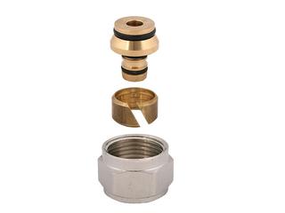 Schlösser Klemmverschraubung 3315 d 16mm, 2er-S., f MVR, verchromt