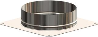 ATEC Platte PolyClassic +Iron/White DN 200/265, PP, Edelstahl blank