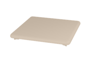 Kaldewei Ablaufdeckel CONOFLAT KA 120 INVISIBLE GRIP, warm beige20, emailliert