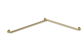 HEWI Duschhandlauf System 900 d 32mm, Ausf li, 965x965mm, MS gebürstet