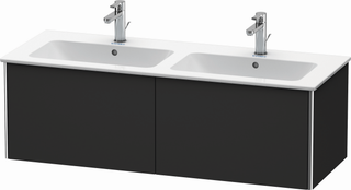 Duravit Waschtisch-Unterschrank XSquare 128x47,8x40cm, graph matt, Nussb beids.