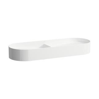 Laufen Doppelwaschtisch-Schale SONAR 100x37cm, o. HL, ohne Überlauf, weiß