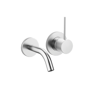 Dornbracht Fertigmontageset META SLIM f Wd.-EHM, o Abl, Ausl. 125mm, ch geb.