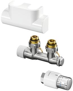 FORMAT Therm Badheizkörper-Anschluss-Set Set 2, Eck, weiß