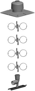 MHG Basis-Set ProCon E DN 60, f starres und flexibles Abgasrohr