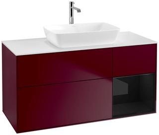 V&B Waschtisch-Unterschrank Finion 120cm, Pl wh. m, Reg glo bla Lac, Peo m