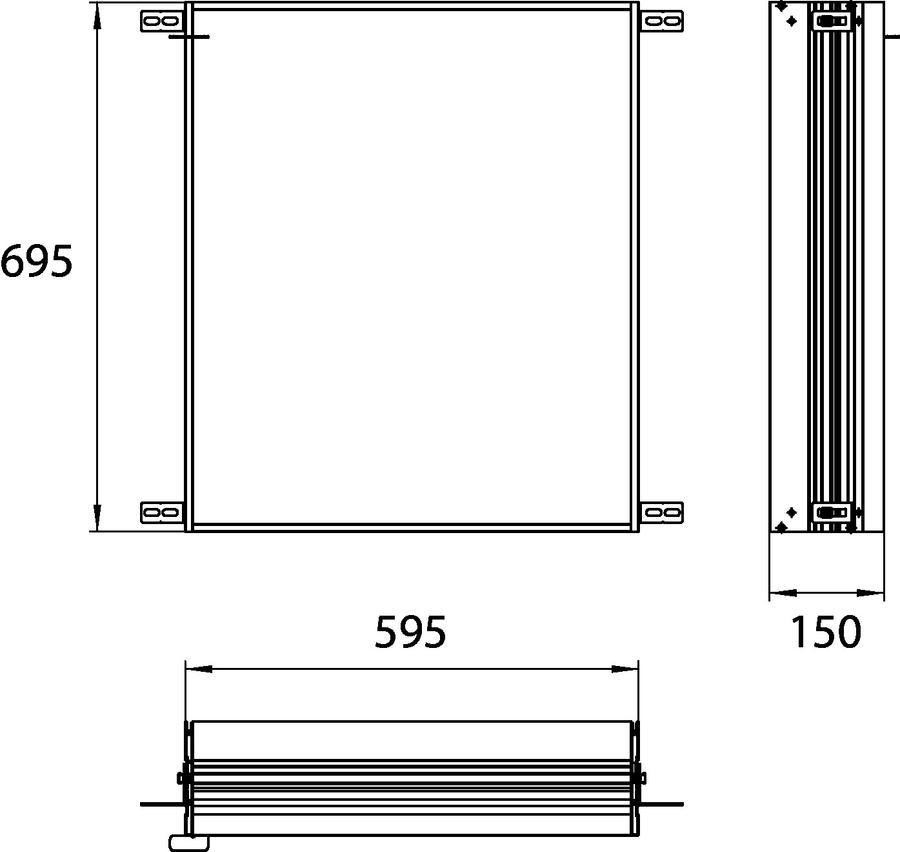 Artikelbild 2 des Artikels „EMCO Einbaurahmen evo 600x700mm, für Lichtspiegelschrank evo 600 x 700 mm, für Lichtspiegelschrank evo“