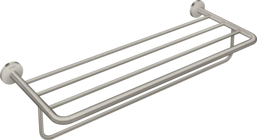 Artikelbild 1 des Artikels „hansgrohe Handtuchabl. Axor Uni Circular 655x250mm, m HTH, Wd-mont., ES Finish Edelstahl Finish“
